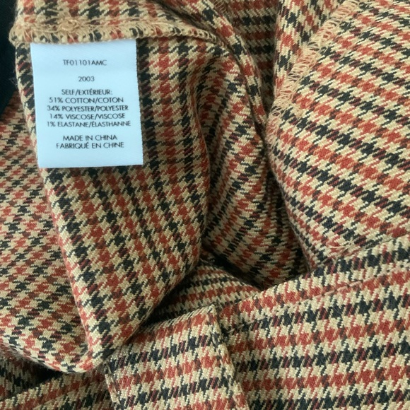 Derek Lam 10 Crosby Corinna Plaid Pants Size 12 $395 - Picture 7 of 7